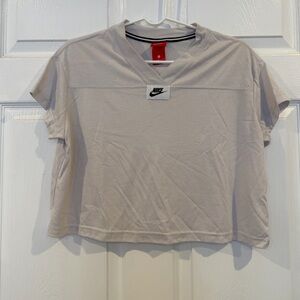 Nike Women's off white Crop Top